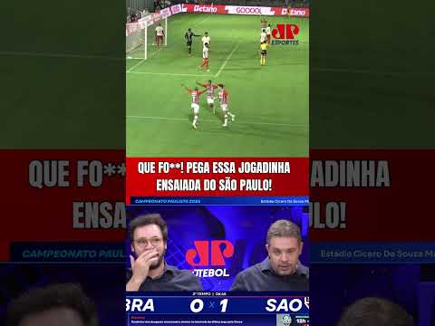 O SÃO PAULO DEU AULA E METEU UM GOL DE JOGADA ENSAIADA CONTRA O BRAGANTINO!