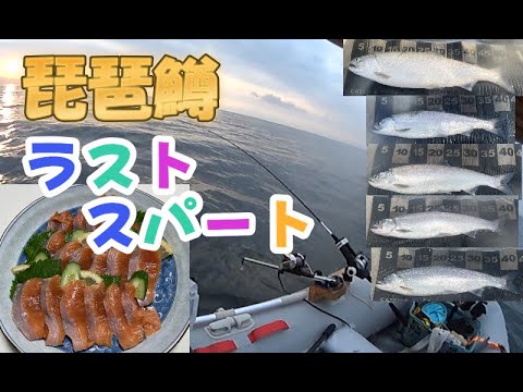 漁期残りわずかのビワマス釣り！ラストスパート２