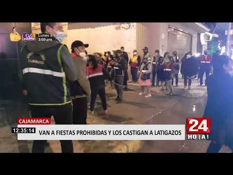 Cajamarca: ronderos desalojan a latigazos a jóvenes en fiestas clandestinas (2/2)