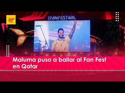 Maluma puso a bailar al Fan Fest en Qatar