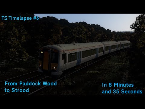 [TS Timelapse #6] 2T51 - Southeastern service from Paddock Wood to Strood