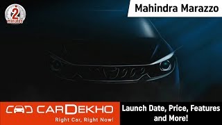 Mahindra Marazzo (U321) MPV | Launch Date, Price, Features and More! | #In2Mins