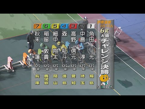ミッドナイトケイリン in 伊東温泉 GW還元祭!オッズパーク杯(F2)6R A級 チャレンジ決勝(2025.05.06)