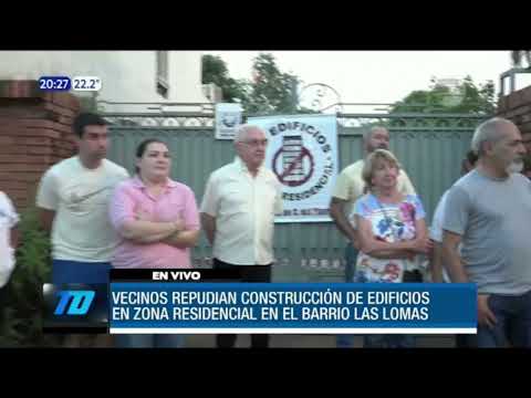 Repudian construcción de edificios en barrio residencial de Asunción