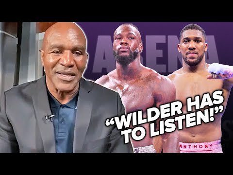 Evander holyfield on if wilder can be champ again & joshua ko over ngannou!
