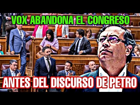 VOX ABANDONA EL CONGRESO ANTES QUE GUSTAVO PETRO TOME LA PALABRA