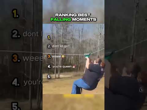 Ranking Top 5 FALLING Moments 😂 #shorts #tiktok #funny