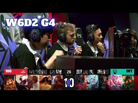 100 vs IMT | Week 6 Day 2 S12 LCS Summer 2022 | 100 Thieves vs Immortals W6D2 Full Game