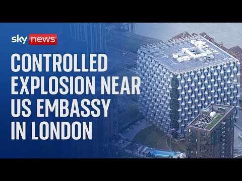 Suspicious package found close to the US embassy in London