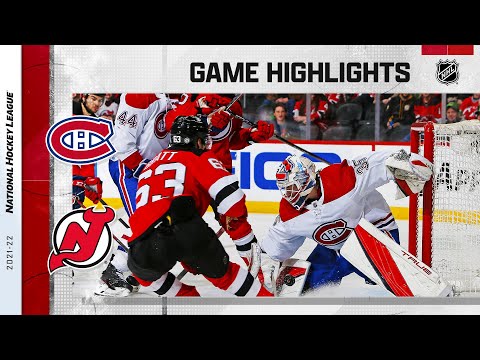 Canadiens @ Devils 3/27 | NHL Highlights 2022