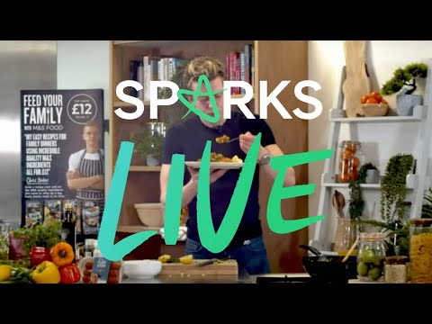 marksandspencer.com & Marks and Spencer Voucher Code video: SPARKS LIVE | Cook a long with Chris | M&S FOOD
