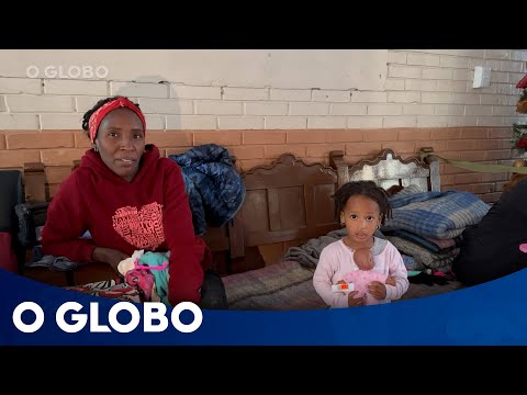 A véspera de Natal em um abrigo para imigrantes na fronteira com os EUA