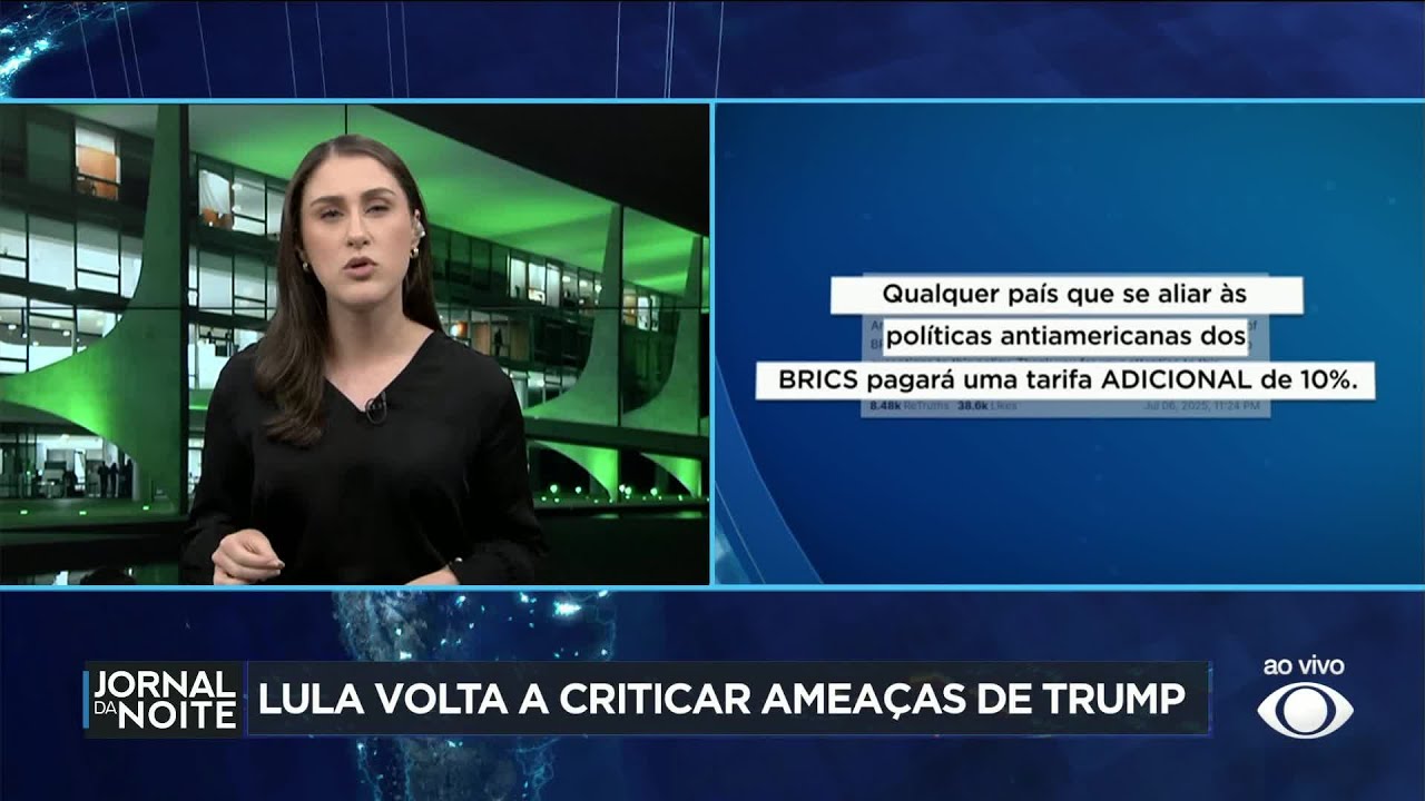 Presidente Lula volta a criticar ameaças de Donald Trump