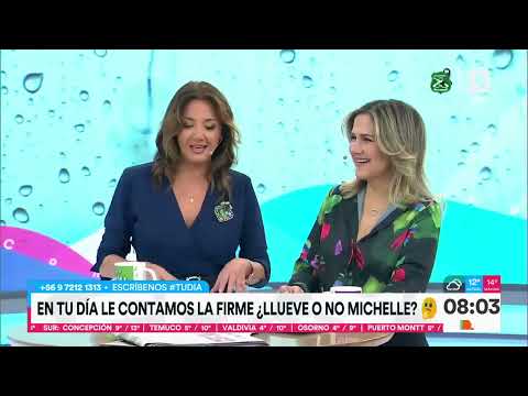 Michelle Adam ¿Lloverá en la región Metropolitana? | Tu Día | Canal 13