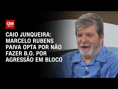 ​Caio Junqueira: Marcelo Rubens Paiva opta por não fazer B.O. por agressão em bloco | CNN PRIME TIME