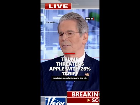 Trump threatens Apple with 25% tariff