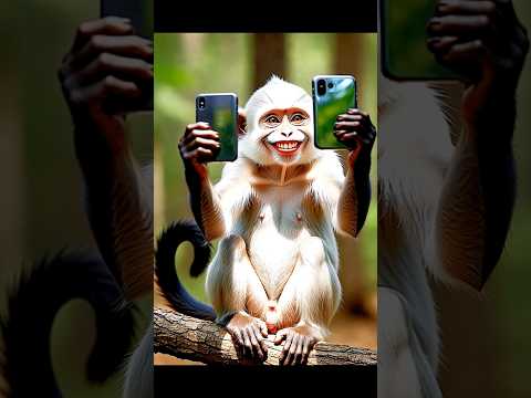 funny Monkey makeup💄#ai #funny #trending #viral #comedy #shorts #cute