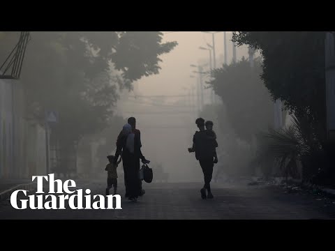 Palestinian civilians flee to south as IDF says Hamas has 'lost control' of northern Gaza