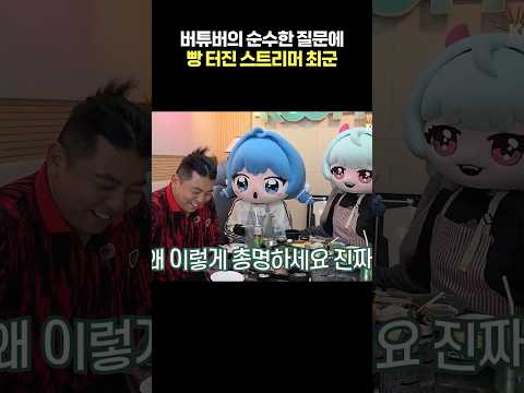 버튜버의 순수 질문에 빵 터진 스트리머 <strong>최군</strong>😁😁