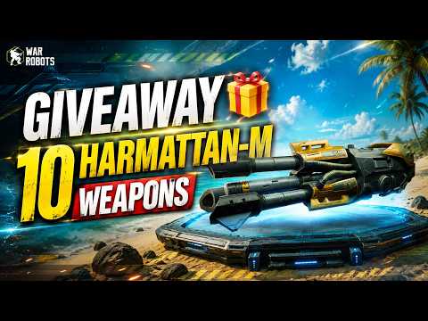 🎁 Harmattan-M Weapon Giveaway - War Robots Giveaway Week #WRWinHarmattanM