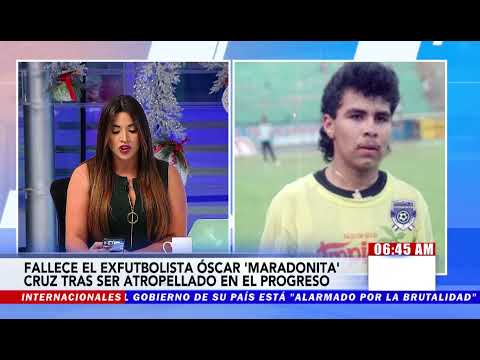 Atropellado fallece el exfutbolista Oscar “Maradonita” Cruz