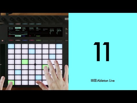 Ableton Live 11: Polyphonic aftertouch on Push