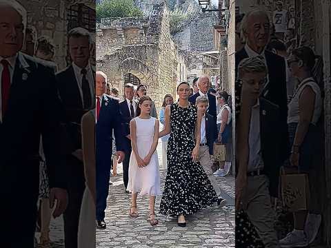 Monaco's Royal Family Arrives <strong>To</strong> Les Baux-<strong>De</strong>-Province