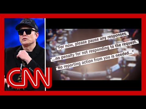 Trump admin to workers: Ok to ignore Musk's email threat