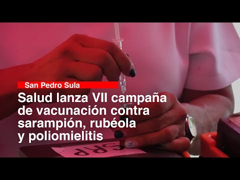 Salud lanza VII campaña de vacunación contra sarampión, rubéola y poliomielitis