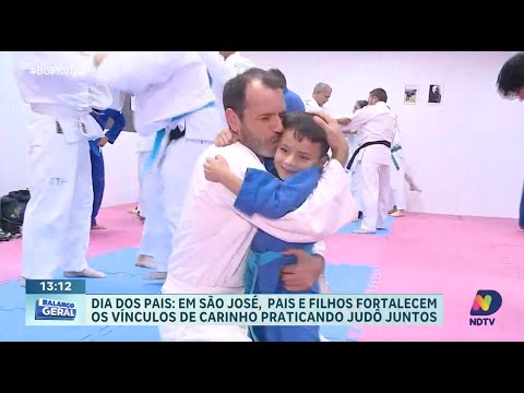 Dia dos Pais: pais e filhos fortalecem vínculos praticando judô em São José