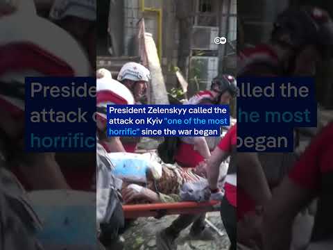 Russian aerial strikes kill at least 15 people in Kyiv | DW News