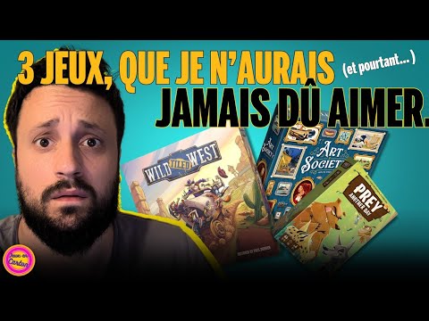 3 JEUX DE SOCIETE que je n'aurais JAMAIS dû aimer  | Jeux en Carton | Critiques jeux de société