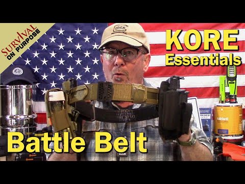 Kore Essentials Micro Adjustable Battle Belt - A Game Changer
