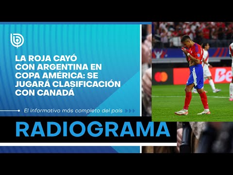 LA ROJA cayó con Argentina en Copa América: se jugará clasificación con Canadá