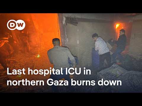 Gazan doctors report Israeli attack destroys hospital intensive care unit | DW News