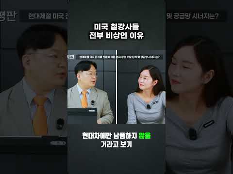 미국 자동차산업의 철강업체 비상 이유 분석