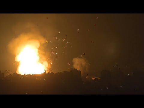 Intenses frappes israéliennes sur la banlieue sud de Beyrouth | AFP Images