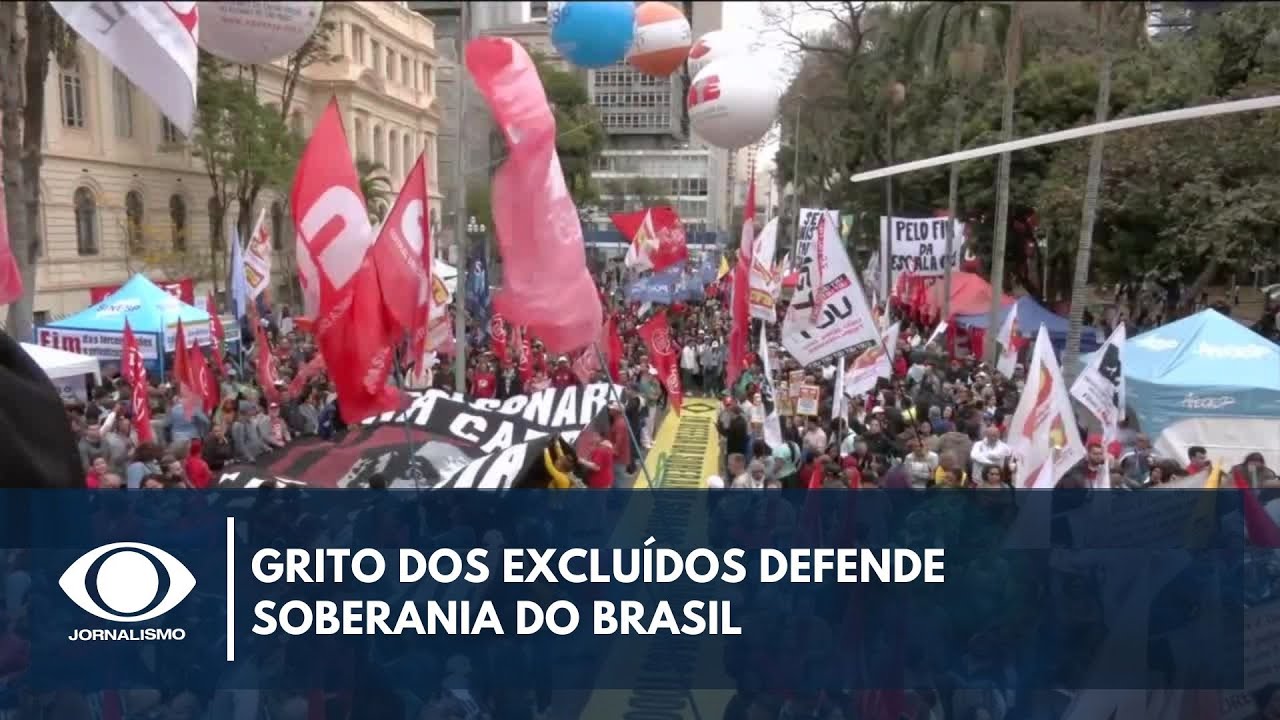Grito dos excluídos defende soberania do Brasil | Band Jornalismo