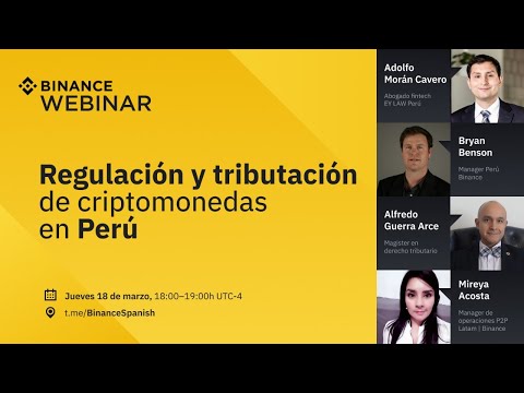 Regulacion y tributación de criptomonedas en Perú
