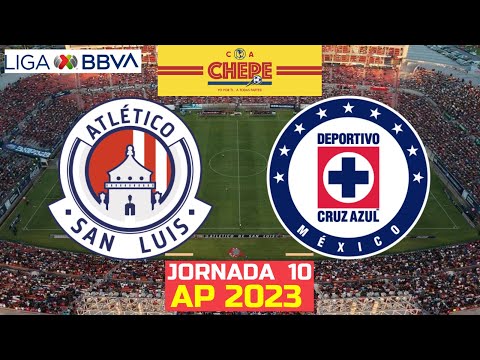 ATLÉTICO SAN LUIS VS CRUZ AZUL EN VIVO jornada 10 apertura 2023