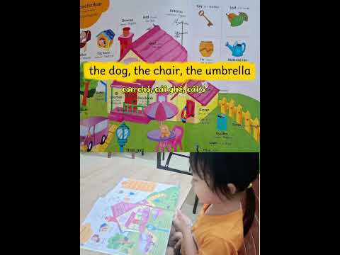 Anna mô tả bức tranh về căn nhà bằng tiếng Anh #annahocngoaingu #hoctienganh