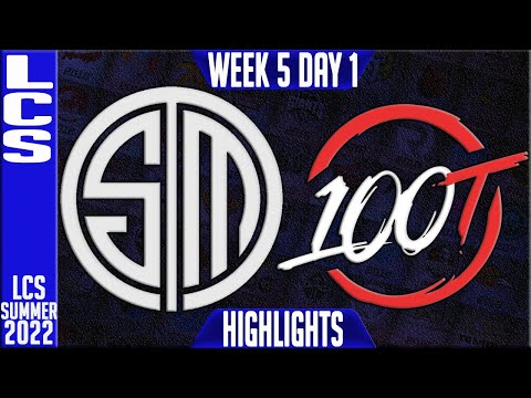 TSM vs 100 Highlights | LCS Summer 2022 W5D1 | Team Solomid vs 100 Thieves
