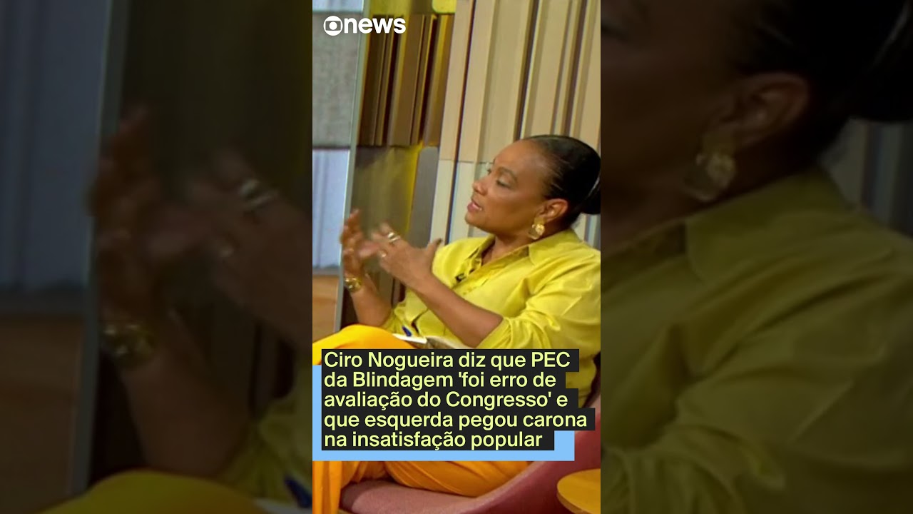 Ciro Nogueira diz que PEC da Blindagem foi erro de avaliação do Congresso