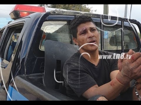 Nicaragua: Sujeto agrede a mujer a golpes y es capturado por la policía en Estelí