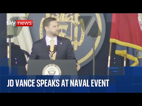 JD Vance attends event amid Trump tariff threats