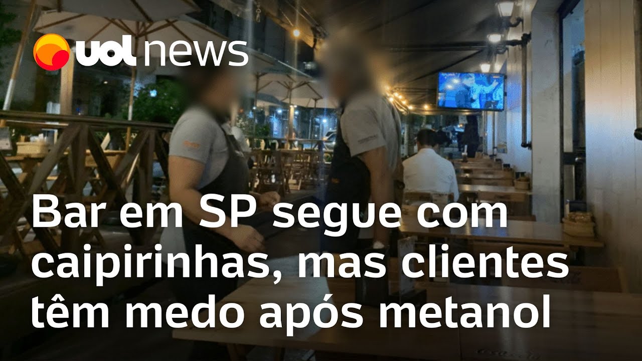 Bar em SP segue servindo caipirinhas, mas clientes têm medo após mulher ficar cega por metanol