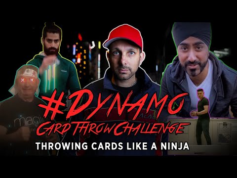 #DynamoCardThrowChallenge - Throwing cards like a Ninja 💥