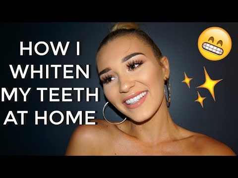 How I Whiten My Teeth At Home | SHANI GRIMMOND