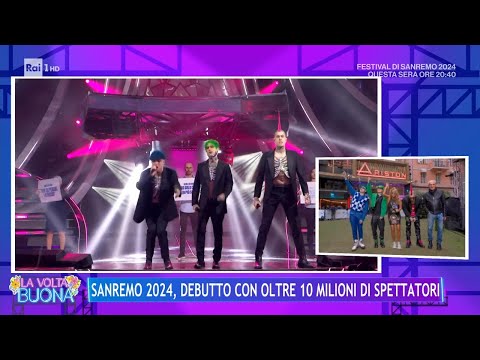 Sanremo 2024, le emozioni dei cantanti dopo il debutto - La Volta Buona 07/02/2024