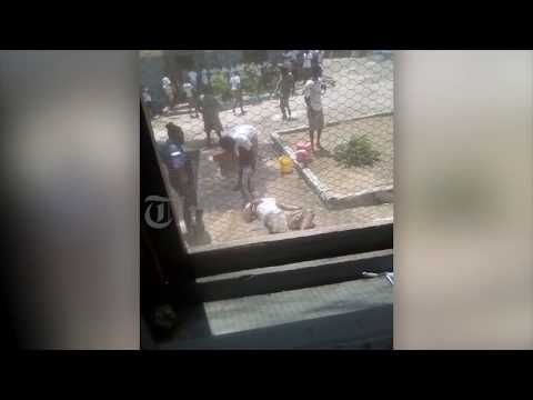 Inmates, prisoners in bloody scuffle